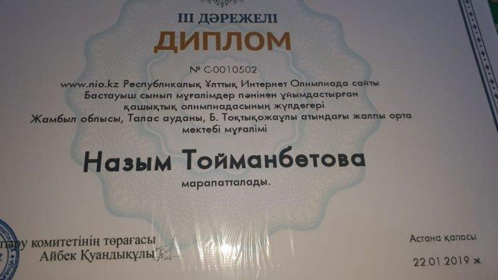 Республикалық Ұлттық, Дәстүрлі Интернет Олимпиадасы